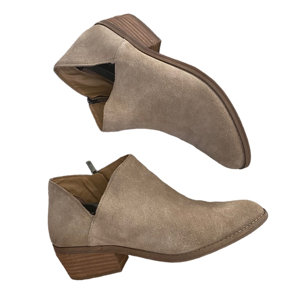 Lucky Brand Frankela Suede Ankle Booties Size 8.5